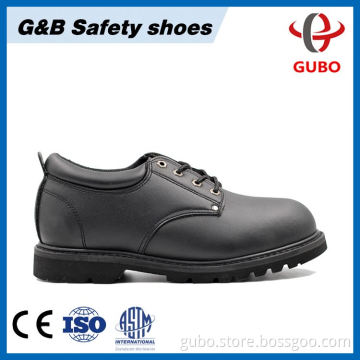 Qualitied Ventilated Leather and Mesh Upper Material Trainer Safety Work Footwear